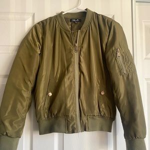 Olive Green bomber jacket!